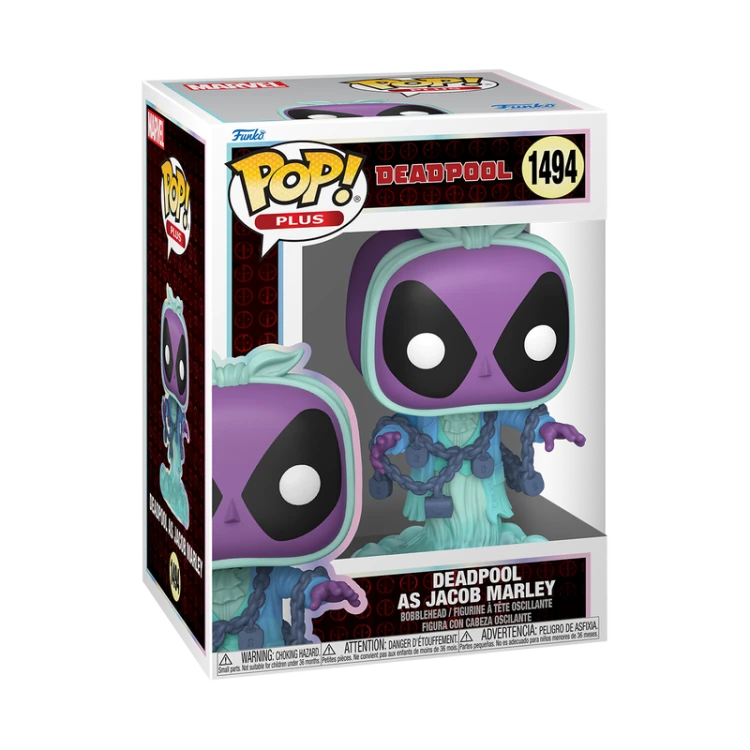 Pop! Plus Deadpool as Jacob Marley, , hi-res.png